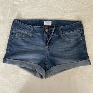Celebrity Pink Dark Blue Jean Shorts